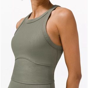 Lululemon Blissful Blend Tank Top * Army Green